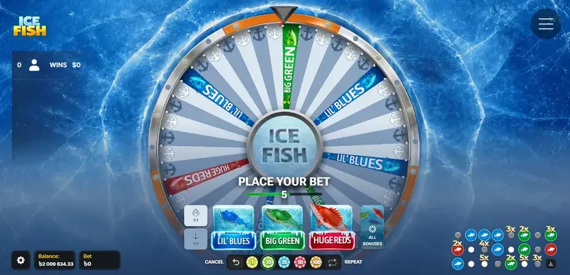 Ice Fish on a smartphone